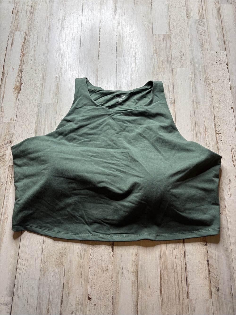 Old Navy Active PowerChill Built in Bra Olive Green Color Plus Size 3X - Picture 7 of 13